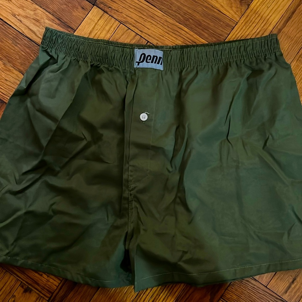 2 for $15 penn green boxers size: L